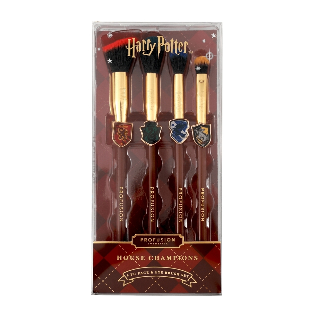 NEW Profusion Cosmetics Harry Potter Holiday House Champions Makeup Brush Set